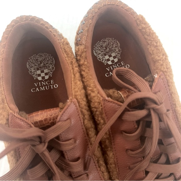 Vince Camuto Milzy Sneaker, Cognac, Caramel, Women - Picture 6 of 8
